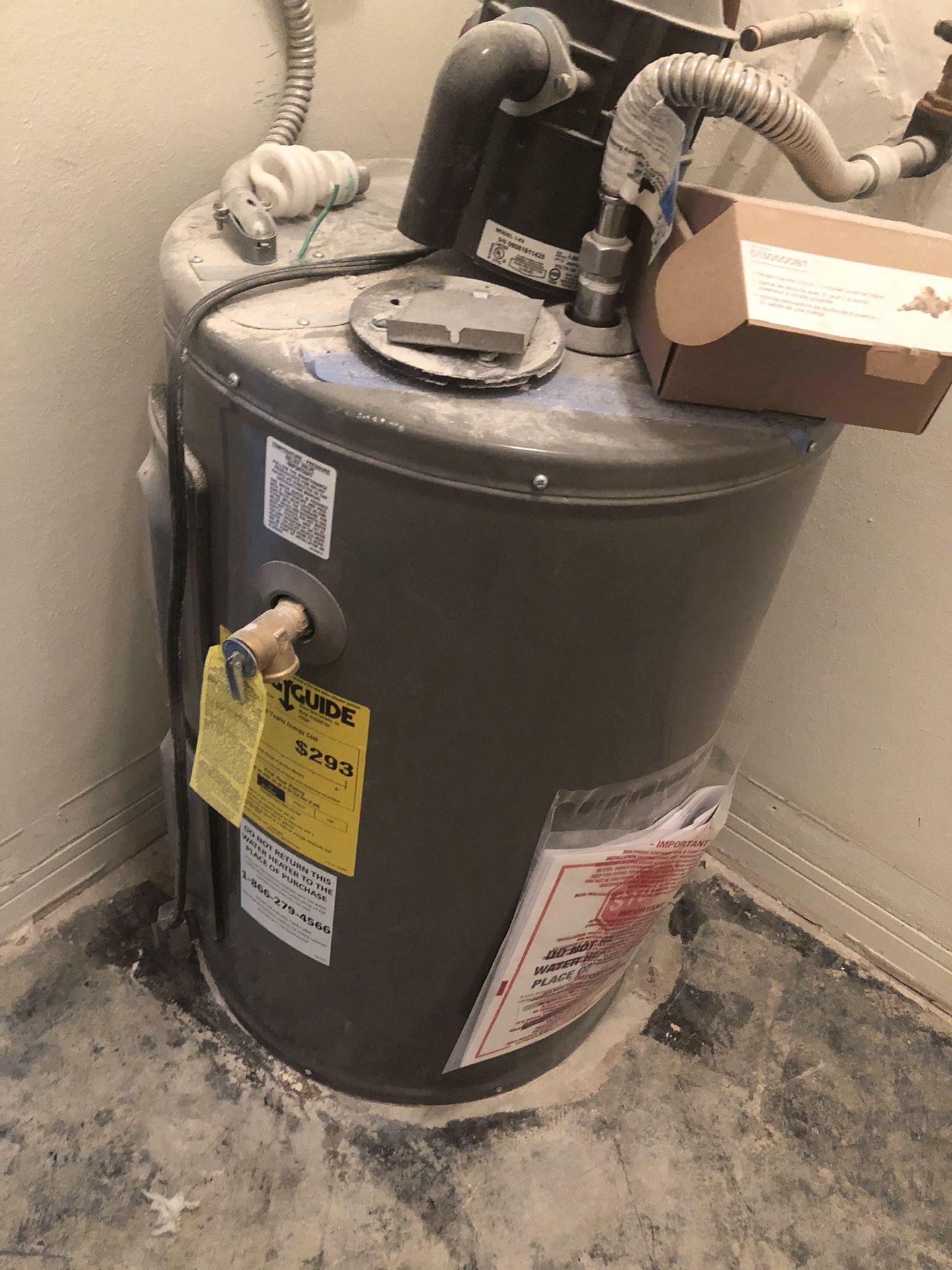 Rheem Performance 30 Gal. Short 6 Year 4500/4500-Watt Elements Electric Tank Water Heater Basically New I am remodeling and switching to a tankless.