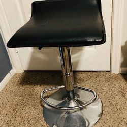 Leather Backless Bar Stool