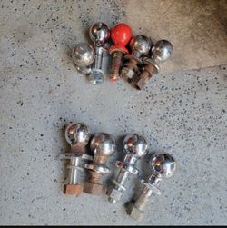 5 Trailer Balls Inch And 7/8 And 4 Ball 2 In. Must Buy All