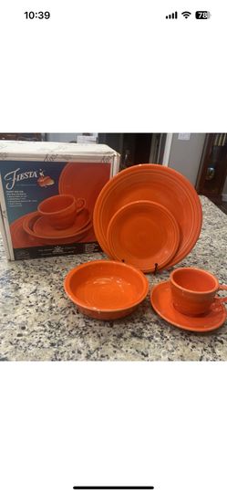 Fiestaware Poppy Dish Set Fiesta