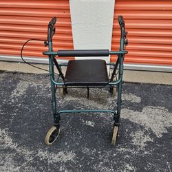 Walker With Seat