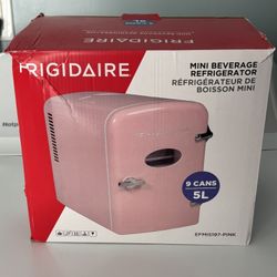 Frigidaire Pink 9 Can Beverage Refrigerator 