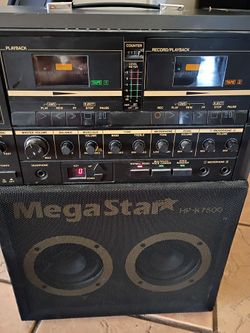 Vintage MegaStar Karaoke Machine 