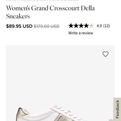 Cole Haan Real Leather Sneakers 8.5