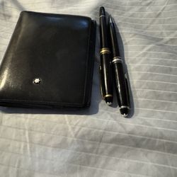 Montblanc Wallet And Pens
