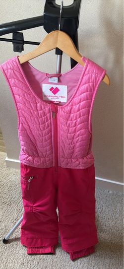 Obermeyer Kids Pink Snow Bib Overalls