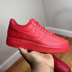 Nike Air Force 1 Low '07 LV8 1 “Triple Red” CW6999-600 Size 10M