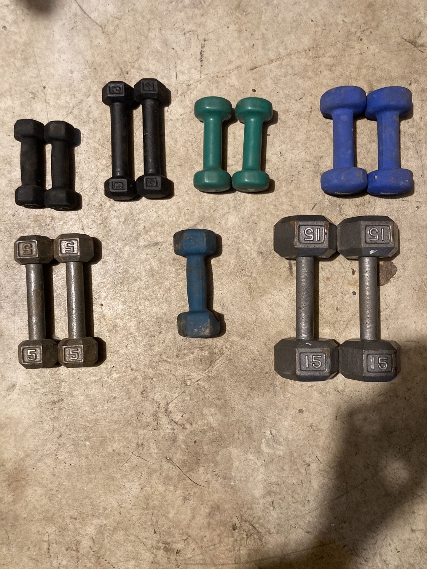 Dumbbells $1/lb