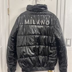 Milano Puffer Coat Black Medium