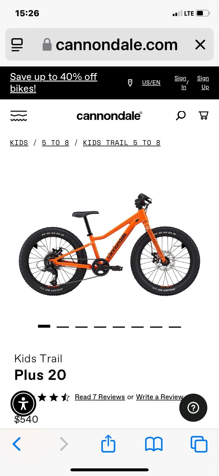 Kid’s mountain bike