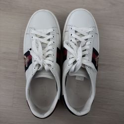 GUCCI Ace Crystal Platform Sneakers