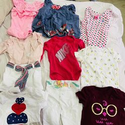 Girls Clothes Size 3 To 12 Months 