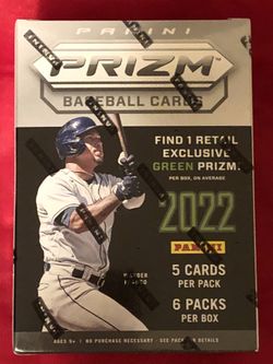 Brand New & Sealed 2022 Panini Prizm Baseball Blaster Box