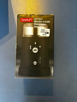 Bodum Bistro Electric Coffee Grinder – Black (Open Box, New)