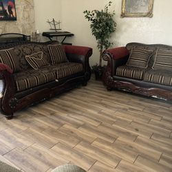 3 Set Living Room. With Entertainment Center 