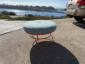 Vintage Cocktail Ottoman / Coffee Table