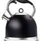 Tea Kettle - HIHUOS 3.17QT Whistling Tea Pots for Stove Top - Sleek 18/8 Stainless Steel Stovetop Kettle, Easy-grip Handle With Trigger Opening Mechan