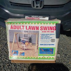 Adult lawn swing