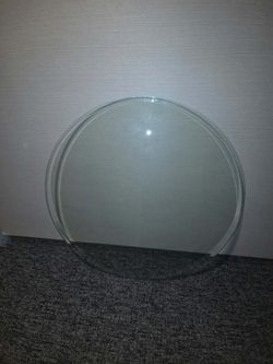 48" Round Clear Tempered Glass Table Top – Replacement / DIY Base