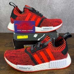 NEW adidas NMD_R1 Primeknit NYC Red Apple Size 5.5 BY1905 Men’s Sneakers OG Rare