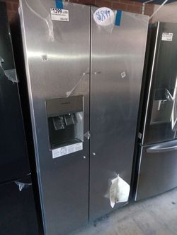 New Frigidaire stainless steel side by side refrigerator and REPAIRS