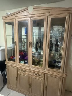 Wood China Cabinet