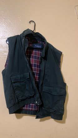 Van Heusen   Men’s Canvas Utility / Workwear Vest with Flannel Lining