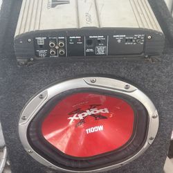 bocina Con Cajon Y Amplificador 