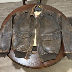 Authentic  89’Avirex Leather Jacket