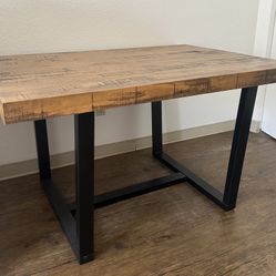 52” Modern Wood Dining Table - Rustic Oak