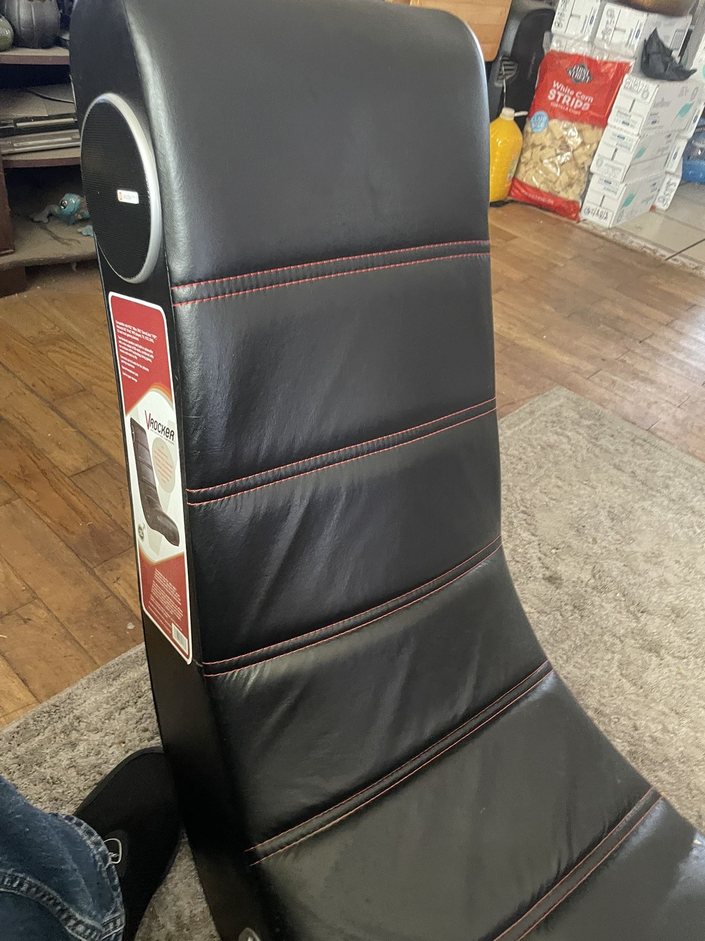 Leather Gaming Chair With Speakers . Never Used