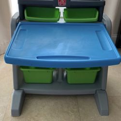 Kids Desk With Stool 