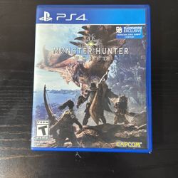 PS4 Game Monster Hunter 