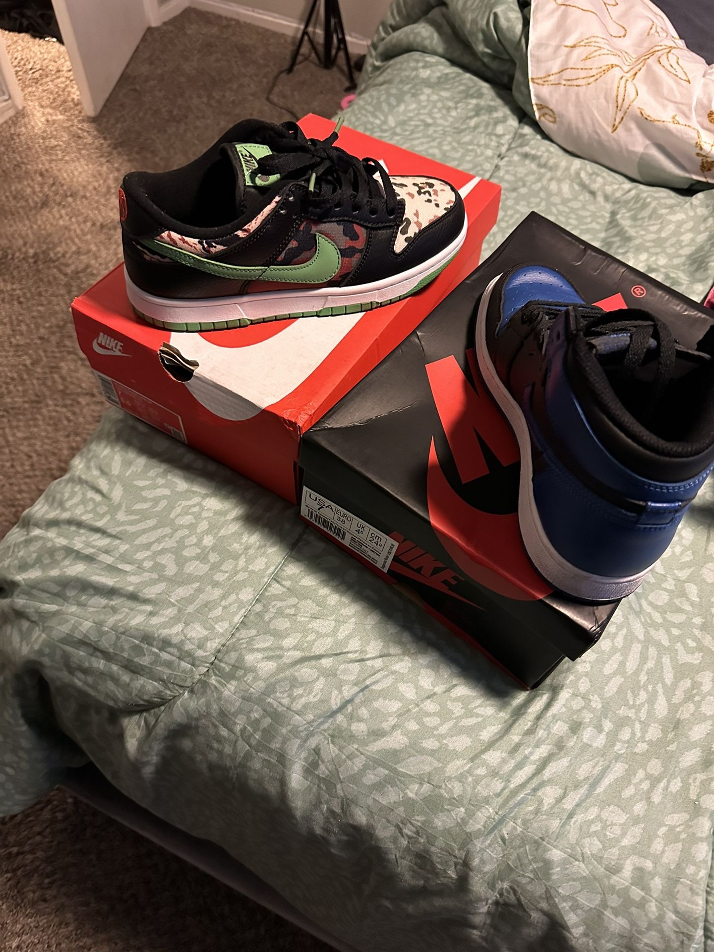 Royal 1s & Camo Dunks