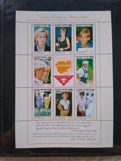 (Princess Diana) Postal Stamps