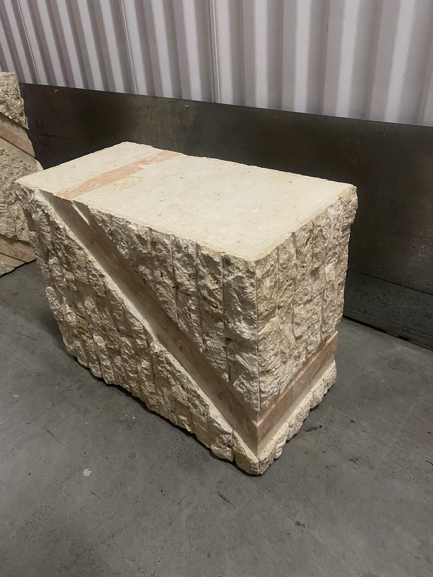 Stone End Table