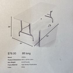 Fold out table
