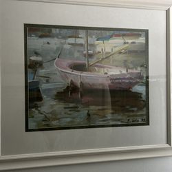 Nautical Framed Art, Large Or Extra Large Wood Framed Mirror