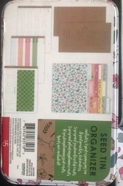 Seed Tin Organizer got 10 at $3 ech