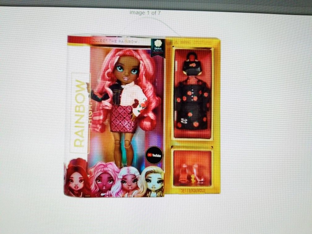 Rainbow High Daria Roselyn Articulated Fashion Doll 12" New In Box