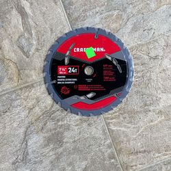 Brand New Craftsman 71/4” 24T Framing Saw Blades $7 Each