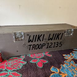 Vintage Scouts Footlocker Trunk Storage