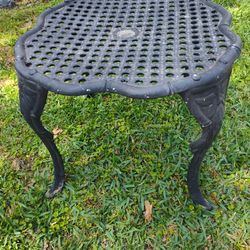 Beautiful Iron PATIO Furniture Farmhouse Decor Home Decor MESA DE PURO FIERRO PESADO 