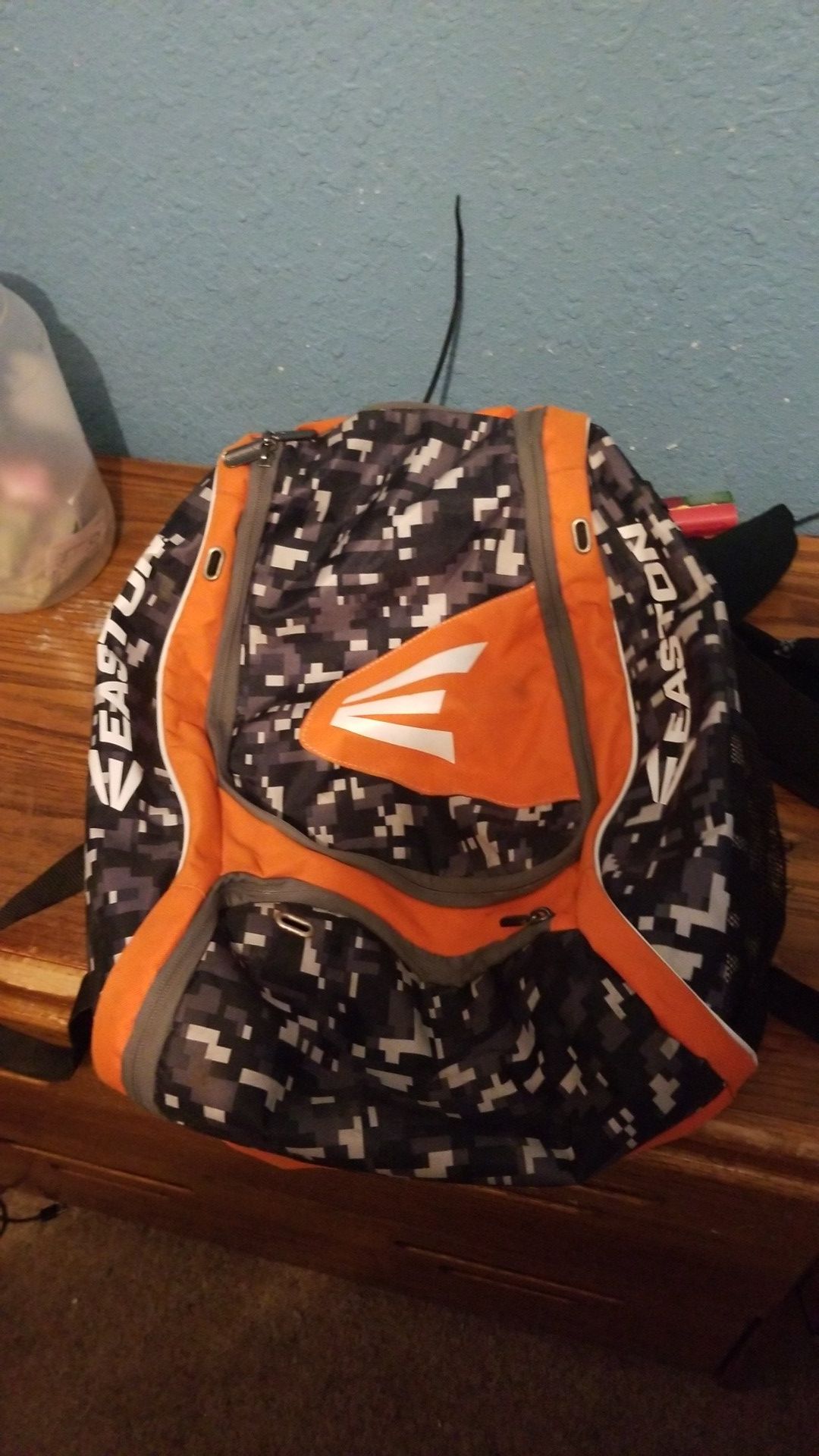 A base ball backpack