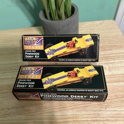 Scout Grand Prix Pinewood Derby Kit - Yellow and Black