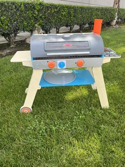Kids Bbq Grill Made From Wood 