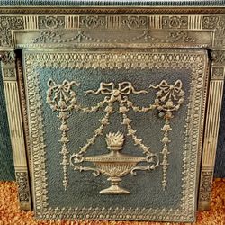 Antique Fireplace Cover Surround Insert with Summer Cover circa 1(contact info removed)