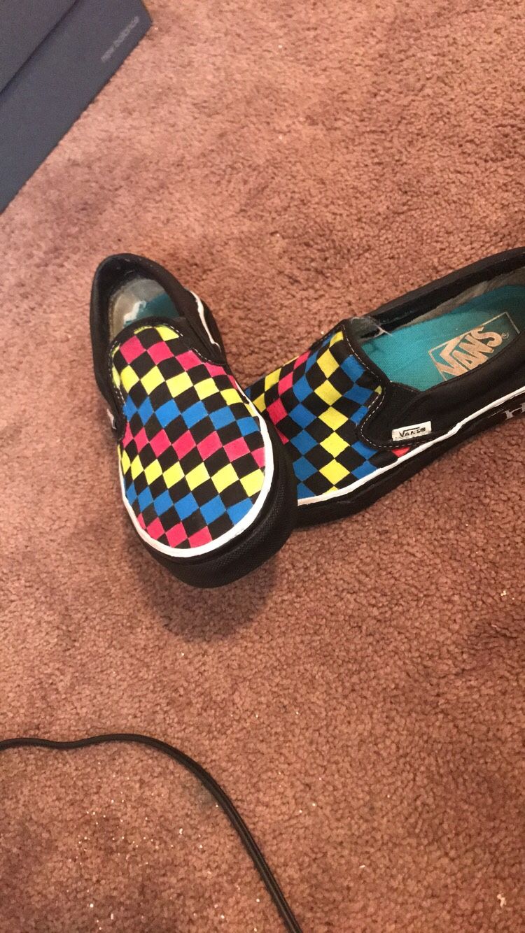 Custom vans done by me SIZE 4.5