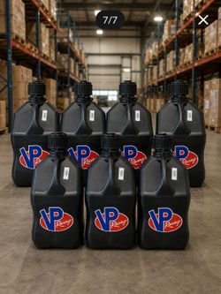 Black 5.5 Gallon New VP Racing Fuel Jug Container