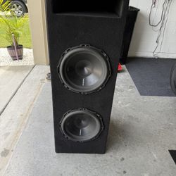 2 - 12 Inch Rockord Fosgate P3 With 1500 W Crescendo  Amp 